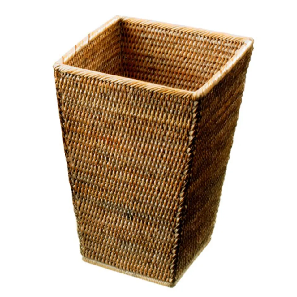 Rattan Bathroom Waste Baskets Supplier