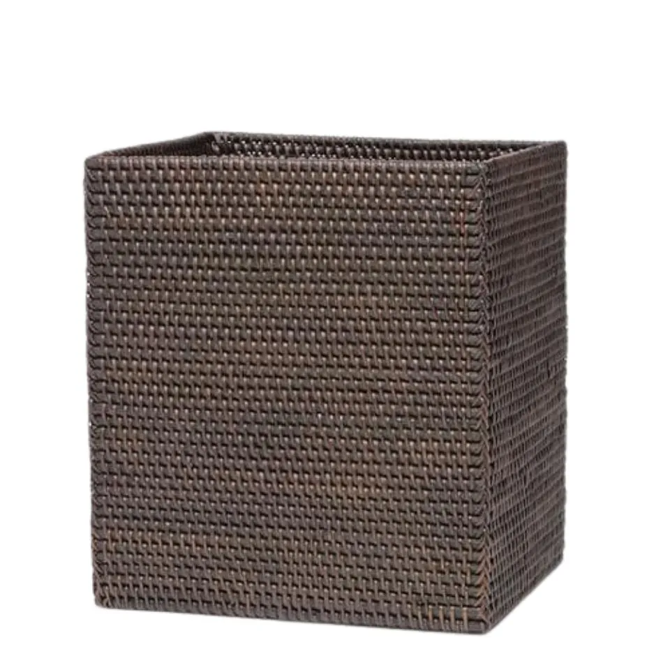 Rattan Bathroom Waste Baskets Hight Quality