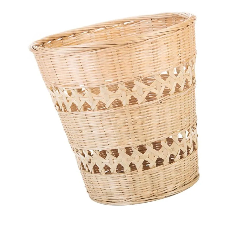 Rattan Bathroom Waste Baskets Vietnam