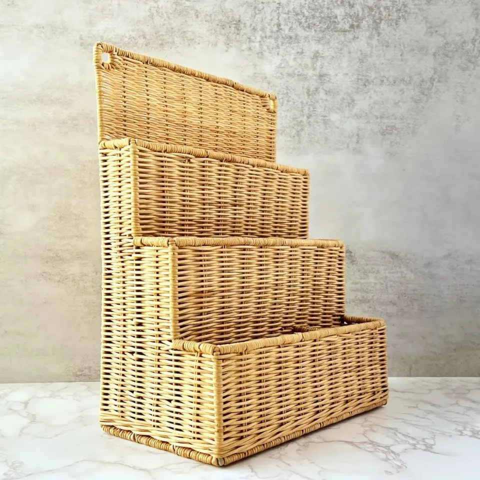 Rattan Desk Organizer Short Lead Time