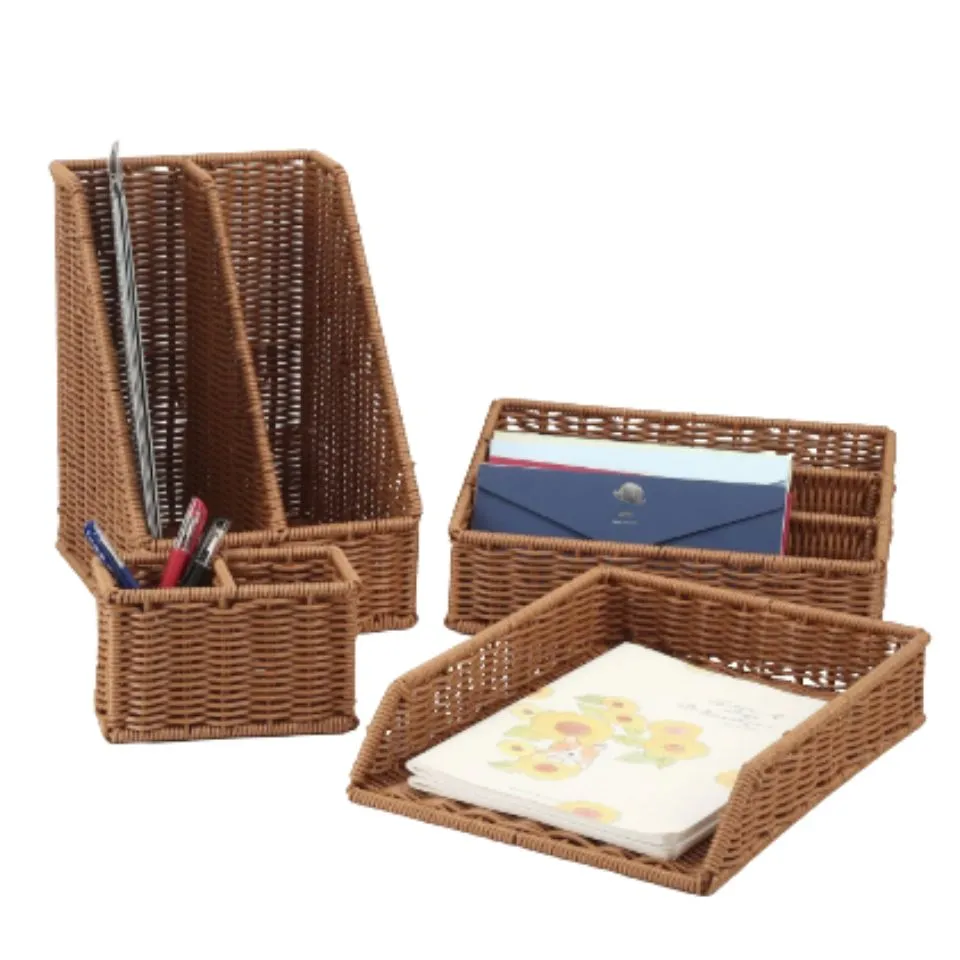 Rattan Desk Organizer Set Wholesaler