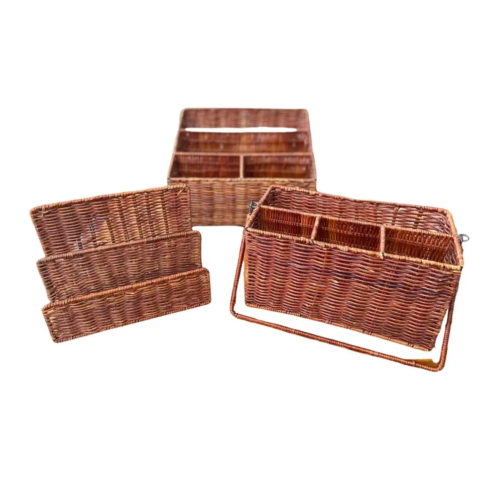 Rattan Desk Organizer Set Fob
