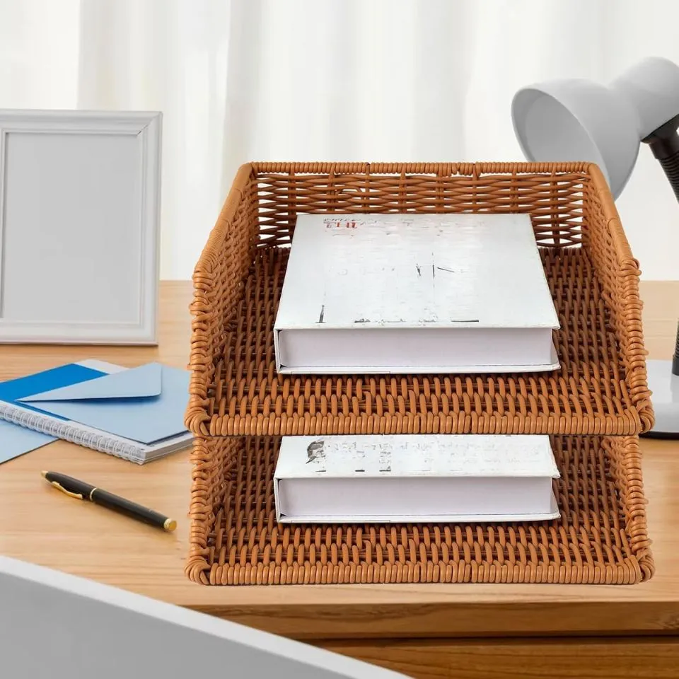 Rattan Office Paper Tray Short Lead Time