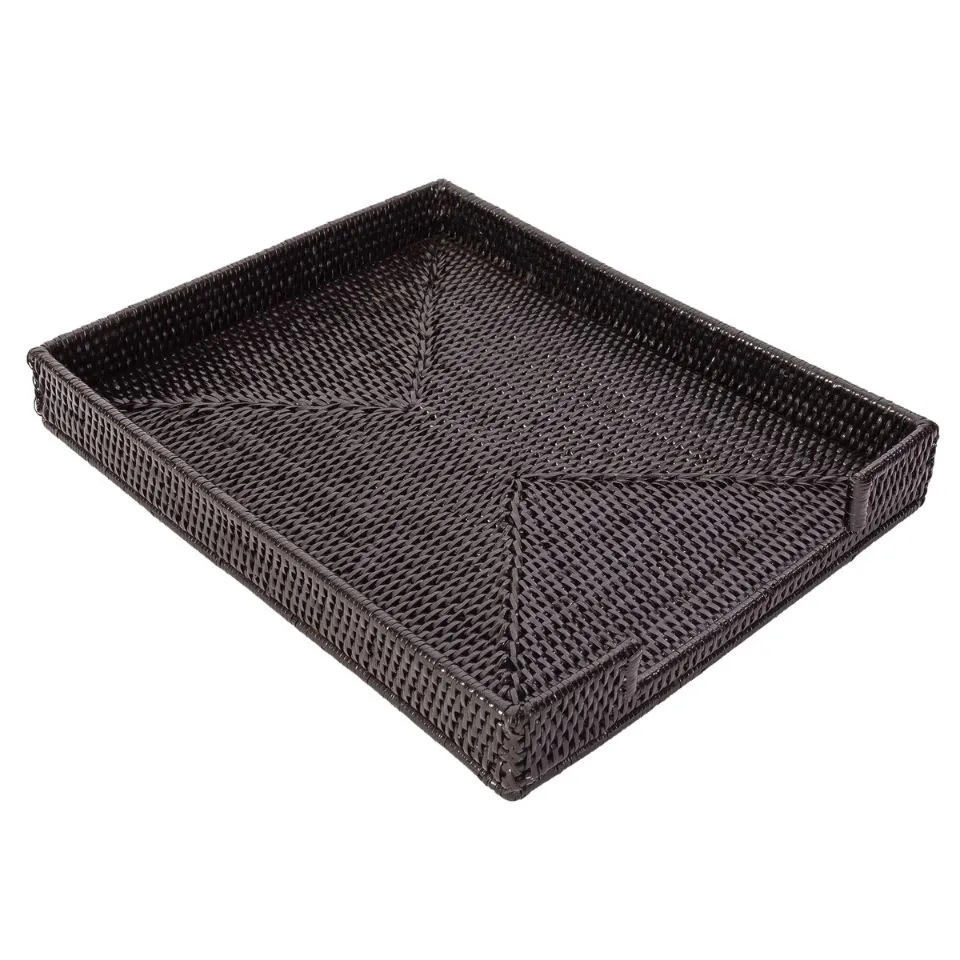 Rattan Office Paper Tray Fob