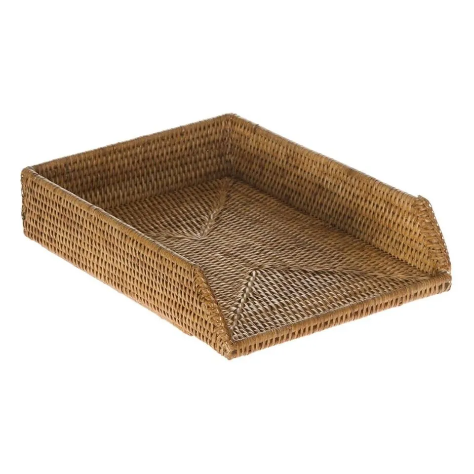 Rattan Office Paper Tray Custom