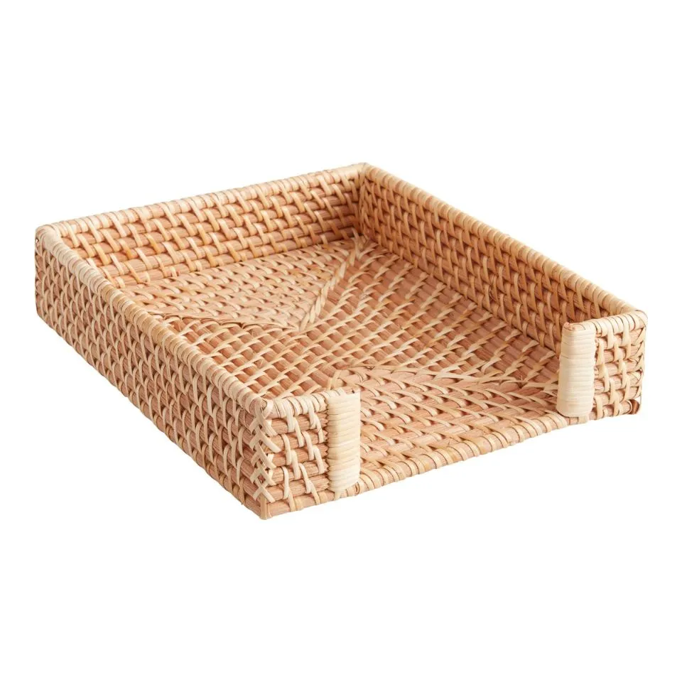 Rattan Office Paper Tray Hight Quality
