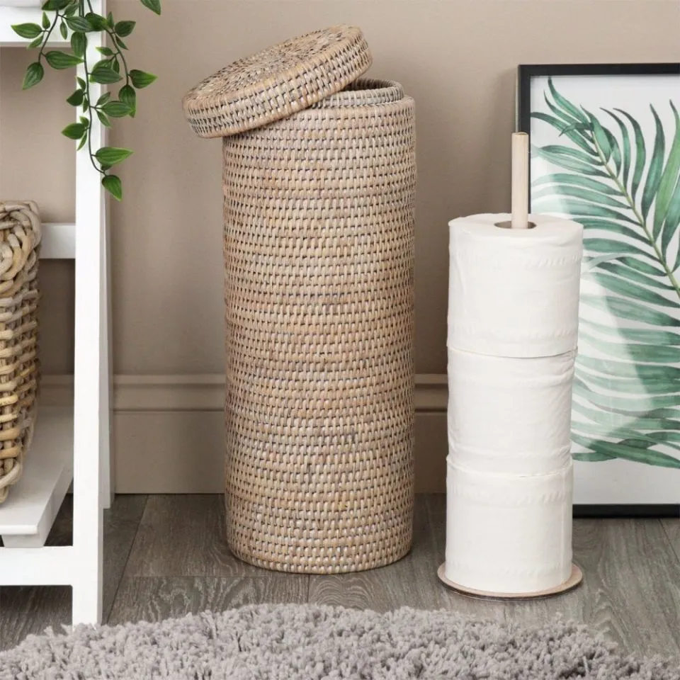 Rattan Toilet Roll Holder Manufacturer